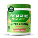Amazing Grass Greens Blande Digest: Super Greens pulver Smoothie Mix for Digestion Støtte med organisk Spirulina, Klorella, Beet Root Powder, Digestive Enzymes & Probiotika, 30 Serveringer
