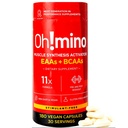 Oh!mino essensielle Aminosyrer Supplement. Stimulerende gratis kapsler. Alle 9 EAA, BCAA og den perfekte Amino for trening, Amino energi, og å bygge muskler, og gjenopprette raskere.