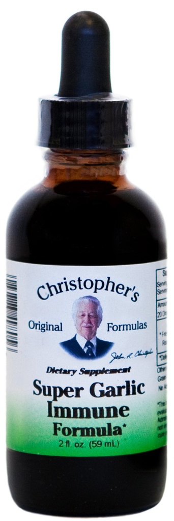 Dr. KRISTOPHER'S, Hel Super hvitløk immunforsvar - 2 oz