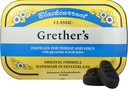 GRETHER'S Pastilles Klassisk Blackcurrant Naturlig Remedy Tørr Munn Relief - Soothing Throat & Sunn Stemme - Long-Lasting Flavor, gave til sangere - 1-Pack - 3.75 oz.