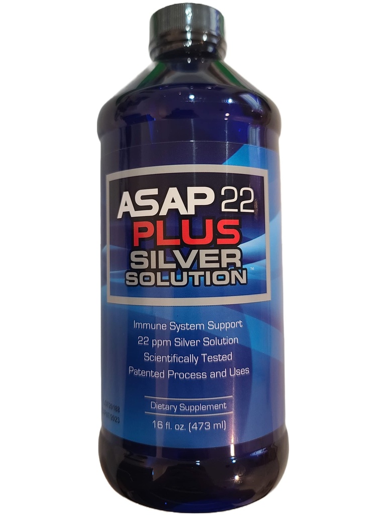 American Biotech Labs - ASAP 22 Plus sølv løsning - immunsystemstøtte, 22 ppm sølv løsning kosttilskudd - (16 oz)