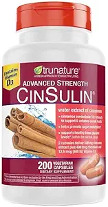 OProCyn Tru Nature Cinsulin Avansert styrke kanel ekstrakt 500mg, 200 vegetariske kapsler