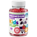 DR. MORITZ Sukkerfri Calm Magnesium Gummies for barn og voksne - Ikke-GMO Kids Magnesium Gummies - Bringebær Flavor - 1-pakke (60 greve)