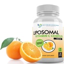 Liposomal vitamin C 1400mg Per Serving - 180 Veggie kapsler høy absorpsjon ascorbinsyre, Lypo-sfærisk vitamin C kompleks immun støtte supplement med kraftige antioksidanter og kollagen booster