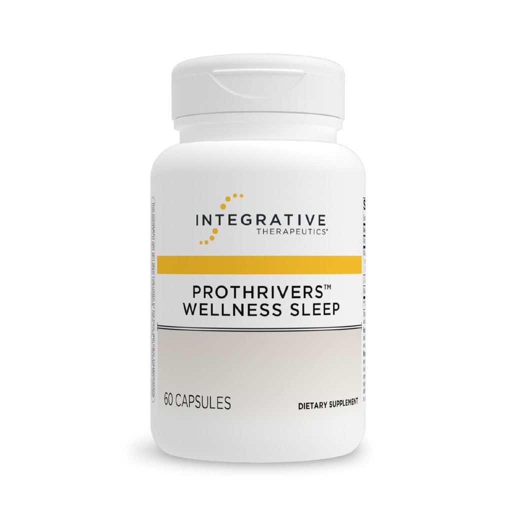 Integrativ terapi ProTrivers Wellness Sleep - søvnstøtte Supplement for voksne* - Støtte med Melatonin & Magnesium - Vegan, Glutenfri & Dairy-Free - 60 kapsler (60 serveringer)