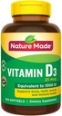 Naturlaget vitamin D3 25 mikrog., 650 softgels