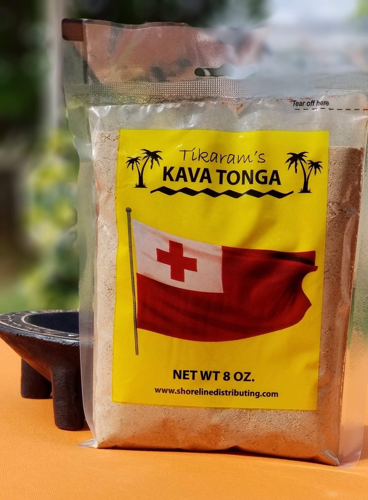 Kava Kava - Premium Kava Tonga 1/2 pund (8oz) - Fiji Market Engros