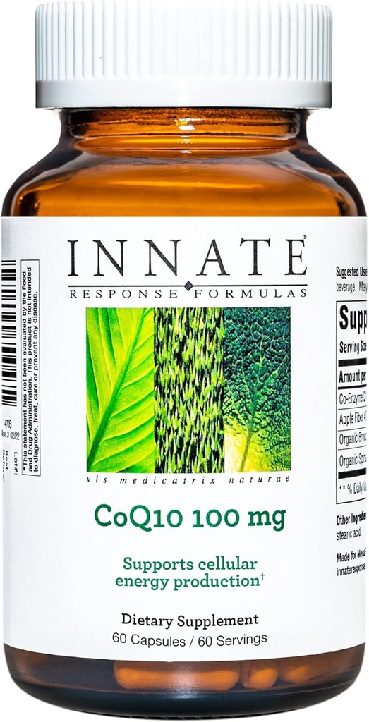 INNATE Response Formler - CoQ10 100 mg, Energistøtte Formula - 60 kapsler (60 Serveringer)