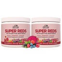 COUNTRY FARMS Super Reds, Energicing Polyphenol Superfood, Over 40 Super Fruits og bær, Kraftige antioksidanter og polyfenoler, støtter energi, støtter sirkulasjon, 40 serveringer, blandede berry