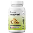 Organisk Shatavari 1200mg, 60 Kapsler - Lactation Support Vitaminer, Hormonal Balance for kvinner, Asparagus Racemosus Root