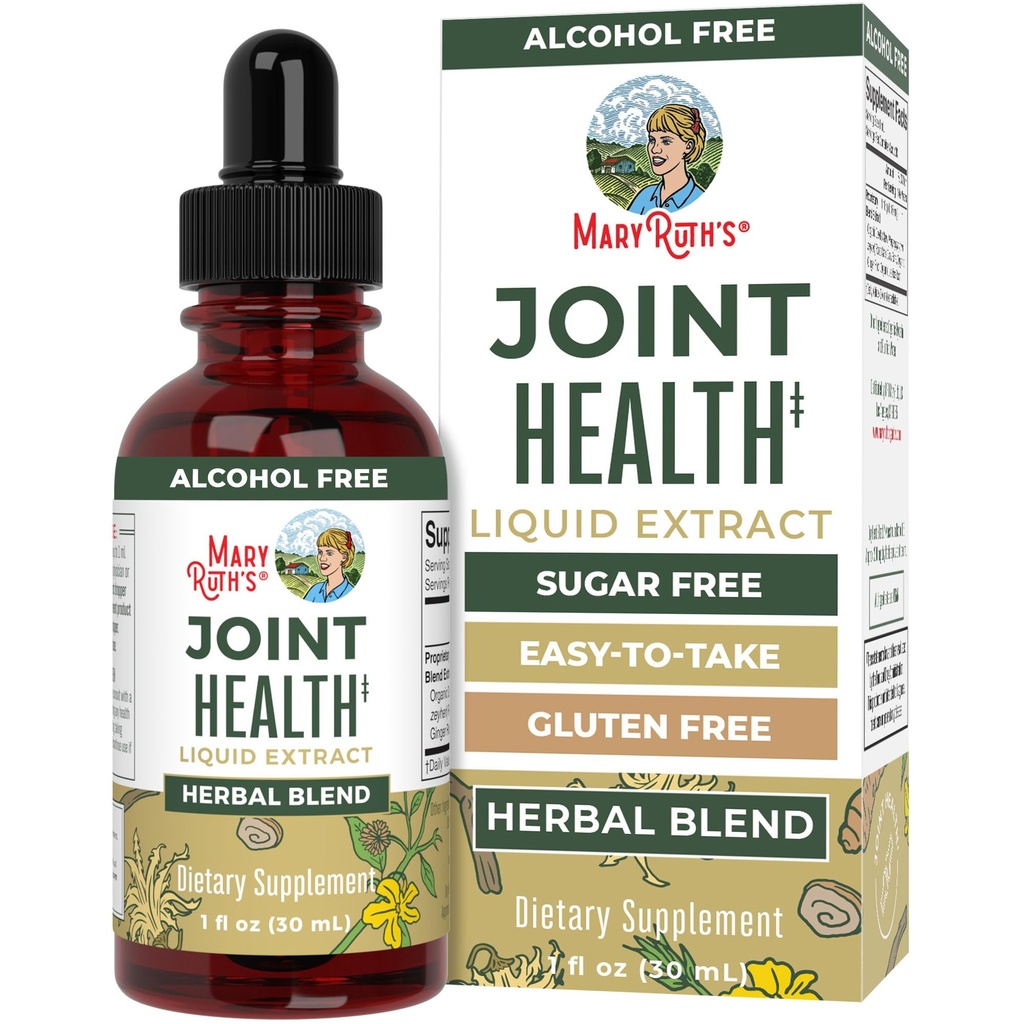 MaryRuth Organics felles helse flytende ekstrakt | Fire urteblanding flytende drops | Ginger Root | Licorice Root | Katter Klo | Devils Klo | Vegansk | Ikke GMO | Alkoholfri Tinktur | 30 serveringer