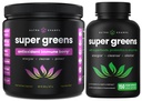 NutraChamps Super Greens Antioksidant pulver & Super Greens kapsler