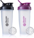 BlenderBottle Classic Shaker Flaske Perfekt til proteinshake og pre trening, 28-Ounce (2 pakke), farger kan Vary