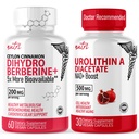 Naturens Fusjoner Nutri Dihydroberberin (60 kapsler) & Urolitin En Diacetat 500 mg energiforsterkning Supplement