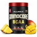 ALLMAX ernæring Aminocore BCAA pulver, 8,18 gram aminosyrer, intra og post trening gjenoppretting drikke, glutenfri, Pineapple Mango, 315 g