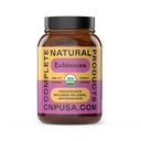 Komplett naturlige produkter Organic Echinacea Capsules 600mg, 100ct Plantebaserte, immunsystem og sesongens helsestøtte | Pure Herb, Ikke-GMO, Vegankapsler