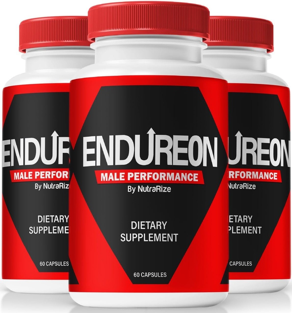 (3 Pack) Endureon Mannlig ytelse piller - Original menns formel med naturlig blanding for å støtte ytelse, utholdenhet og energi