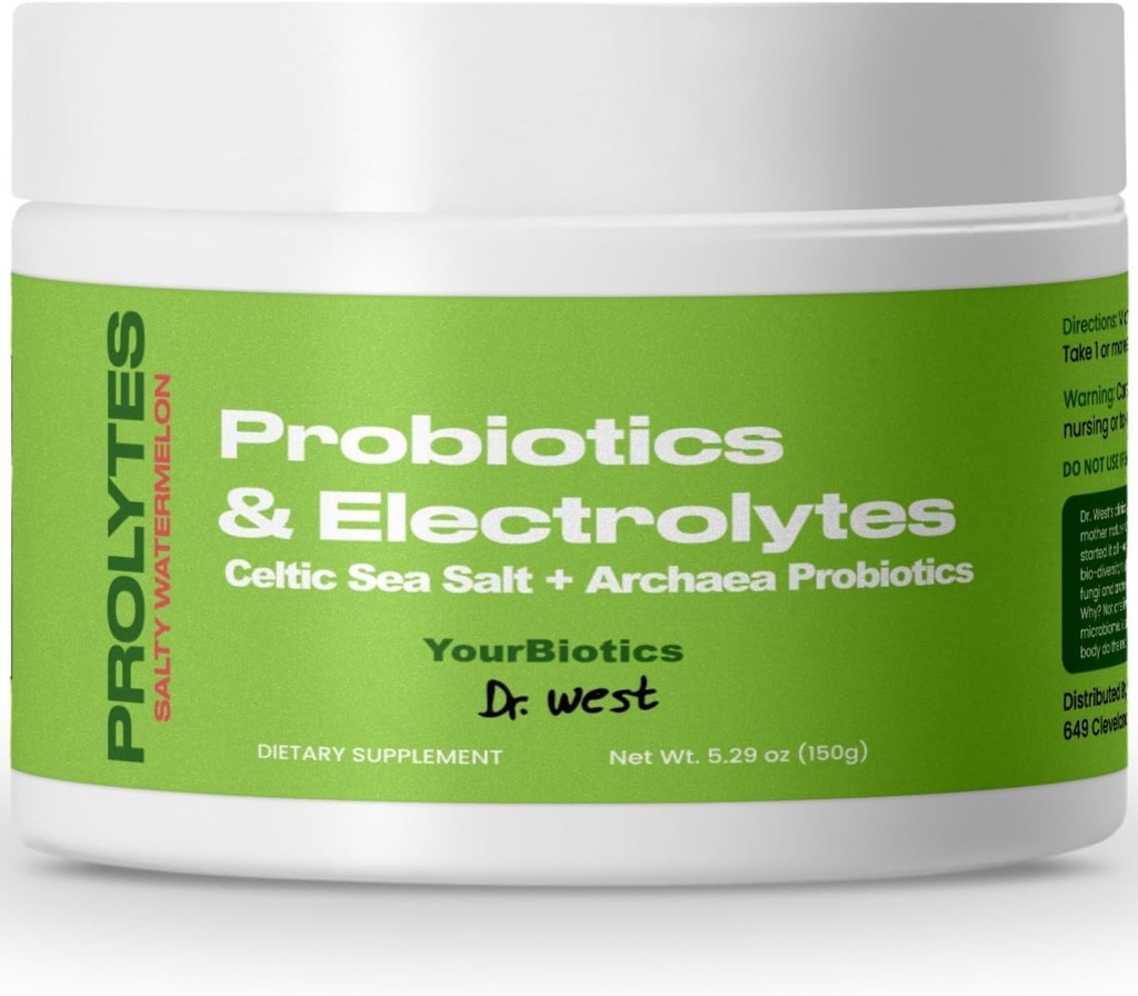BIOTICS Prolyserer Electrolyte pulver med probiotika for kvinner og menn - Hydration pulver med probiotiske drikke for gut helse - Keto elektrolyter pulver sukker gratis for topp ytelse - Watermelon