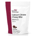Bariatrisk fordel Kalsium Citrate Chewy Bites 500 mg - høy absorberbar og dialyserbar - vitamin D3 - lett Chewable Kalsium Supplement - sjokolade Flavor - 90 Count