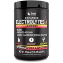 Pre-Workout Electrolyte + Energipulverdrikk Blanding (90 Serveringer | rosa sitronade) v/ 0 sukker + BCAA + B-vitaminer Electrolyte Supplement w Kalium sink & magnesium for Hydration - Keto elektrolyter