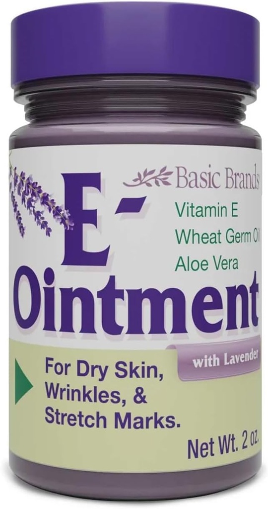 Grunnleggende merker Vitamin E Ointment Lavender 2 oz