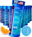 NoMoreDrinks Anti-alkohol craving Supplement ® Liver Detox & Combat Cravings ® Energistøtte Alkohol Erstatning Drikke ® Organisk Melk Thistle Supplement & Dandelion Root & 5HTP ® (80) Energipiller