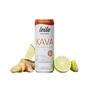 LEILO | Kava Drevet Moskva Mule Mocktail Drink | 12-Pack – Sukkerfri og ikke-ALC Funksjonell avslappingsstøtte | 12 fl oz Cans (pakke på 12)