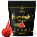 Ambrosia Hydroglyph Intraworkout Formel m/BCAA + EAA + Elektrolyser Hydration pulver for å beskytte lean Muscle, 0g Sukker Fasting Hydration Drink Blande, laget w/Coconut vann (Strawberry Watermelon)