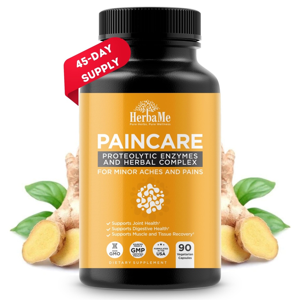 Proteolytisk enzymer Supplement med serrapeptase - Devils Claw, 90 kapsler, fremmer ledd relief, muskel og vev helse med varig mobilitet, Atletes post trening gjenoppretting støtte