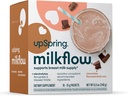 UpSpring Milkflow Elektrolytt Brystmating Supplerende Drink Blande med Fenugreek | Sjokolade Flavor | Lactation Supplement for å fremme sunn brystmelkforsyning og gjenopprette elektrolytter | 16 Drikkeblandinger