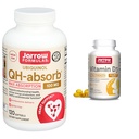 Jarrow Formler QH-Absorb 100 mg Max Absorpsjon - CoQ10 Ubiquinol & vitamin D3 62,5 mg (2 500 IU) - 100 Serveringer (Softgels)