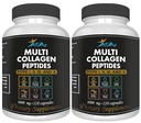VITAMISAN 2-Pack Multi Collage Plus piller (type I, II, III, X) for anti-aldring, hår, hud, negler og felles støtte, 80 dagers levering 240 kapsler