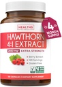 Super Potent Hawthorn Berry ekstrahere kapsler - Hawthorn Berry Supplement laget av ekstra styrke konsentrat til støtte hjerte og digestiv helse - Vegan Non-GMO & Glutenfri (4 måneders forsyning)