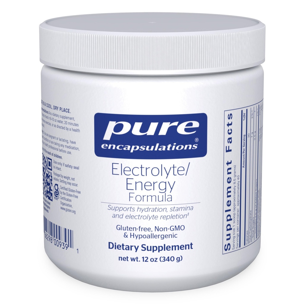 Ren innkapslinger Electrolyte/Energy Formel -- 340 gram