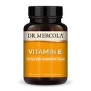 Dr. Mercola Vitamin E - støtter sunn hud og antioksidant status - tokoferoler og tokotrienoler blanding - Ikke-GMO, Glutenfri og soya-fri - 30 kapsler (30 serveringer)