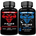 Prime Labs Prime Test Testosteron Booster + Night Duty Sleep Supplement