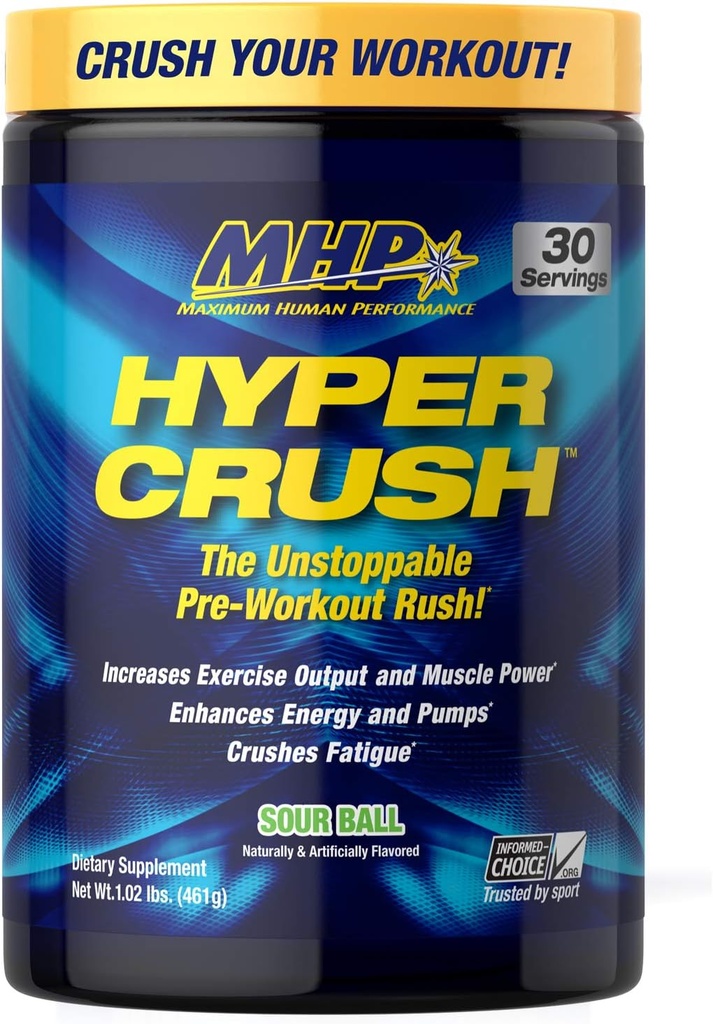 Mhp Bcaa Strong Pre, Intra, Post Trening Drink, Naturlige Fermenterte Aminosyrer, Leucine, Muskelgjenvinning, Sour Ball, 30 Serverer