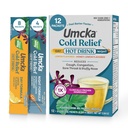Naturens måte Cold Relief Hot Drink, Umcka, Homøopatisk, klinisk proven Pelargonium Sidoides 1X, for Cough, Congestion, Sore Throat, Stuffy Nese, Dag & Natt Formula, 12 Pakning May Vary)