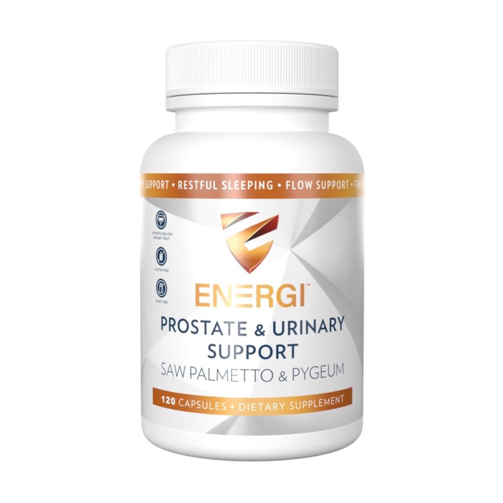 ENERGI prostata støtte Supplement med Sag Palmetto for menn og kvinner, 200mg så Palmetto, 100mg Pygeum Supplement, Pumpkin Seed, Prostate Health Supplements, 120 kapsler