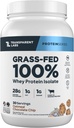 Transparent Labs Grass-Fed Whey Protein Isolate - naturlig flavored, Glutenfri Whey Protein pulver med 28 g protein per servering og 9 Aminosyrer - 30 serveringer, Oatmeal Chokolade Chip informasjonskapsler