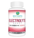 Best Earth Naturals Electrolyte Support Supplement - Støtte Electrolyte Balance med vitamin D, kalsium, magnesium, natrium, kalium, bor og mer - 30 ct. Kapsler
