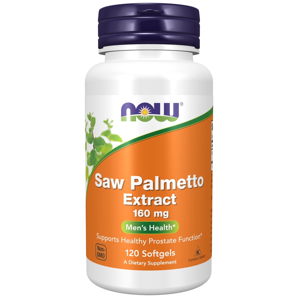 NU Mat Kosttilskudd, Saw Palmetto Extract (Serenoa repens) 160 mg, Menns helse*, 120 Softgels