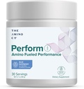 Amino CO. - utføre pre trening pulver supplement med ren EAA Aminosyrer og naturlig flavor, Stevia søtet preworkout energi øke for menn og kvinner - blå bringebær (6.7 oz)