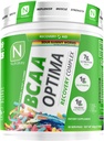 NutraKey BCAA Optima Post Trening Recovery Complex, Ingen sukker, Ingen karbohydrater, Recovery Aid, Sour Gummy Worms