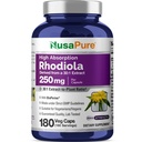 NusaPure Rhodiola Rosea 7.500mg 180 Veggie kapsler (Non-GMO, ekstrakt 30:1, Vegan & Glutenfri) Bioperin