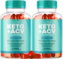 (2 pakke) Keto ren ACV Gummies, Keto ren gummies, 120 gummier i 2 måneder