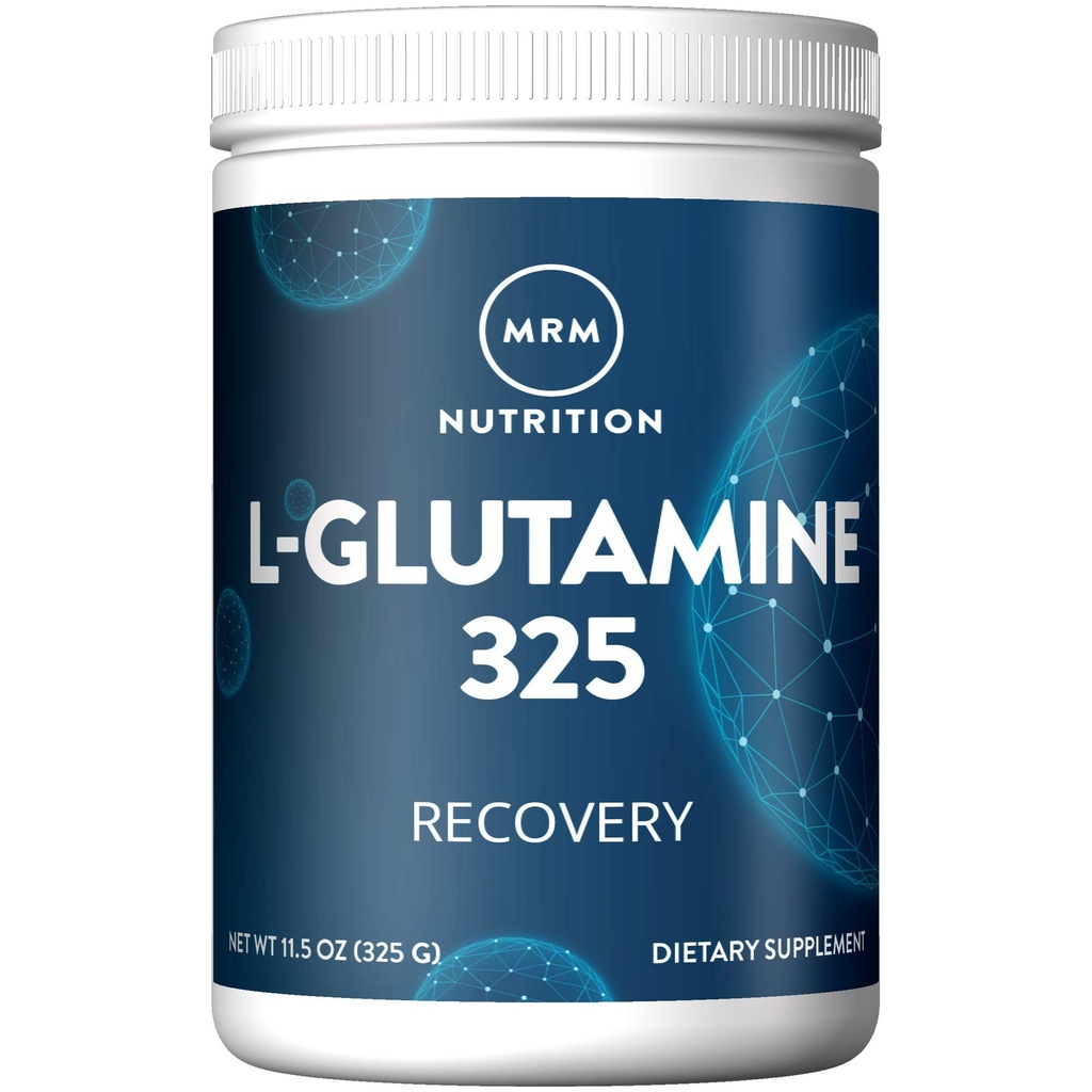 MRM Ernæring L-Glutamine | 5000mg Recovery | Aminosyre | Muskel støtte | Immun + Gut Helse | Fermentert | 65 Serverer