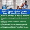 Nyre Cleanse Detox & Reparasjon - Formulert av Nyre Helse Ekspert Living w / Transplant - US Made Nyre Støtte Supplement, Detox & Flush - Rene vitaminer 120 Kapsler