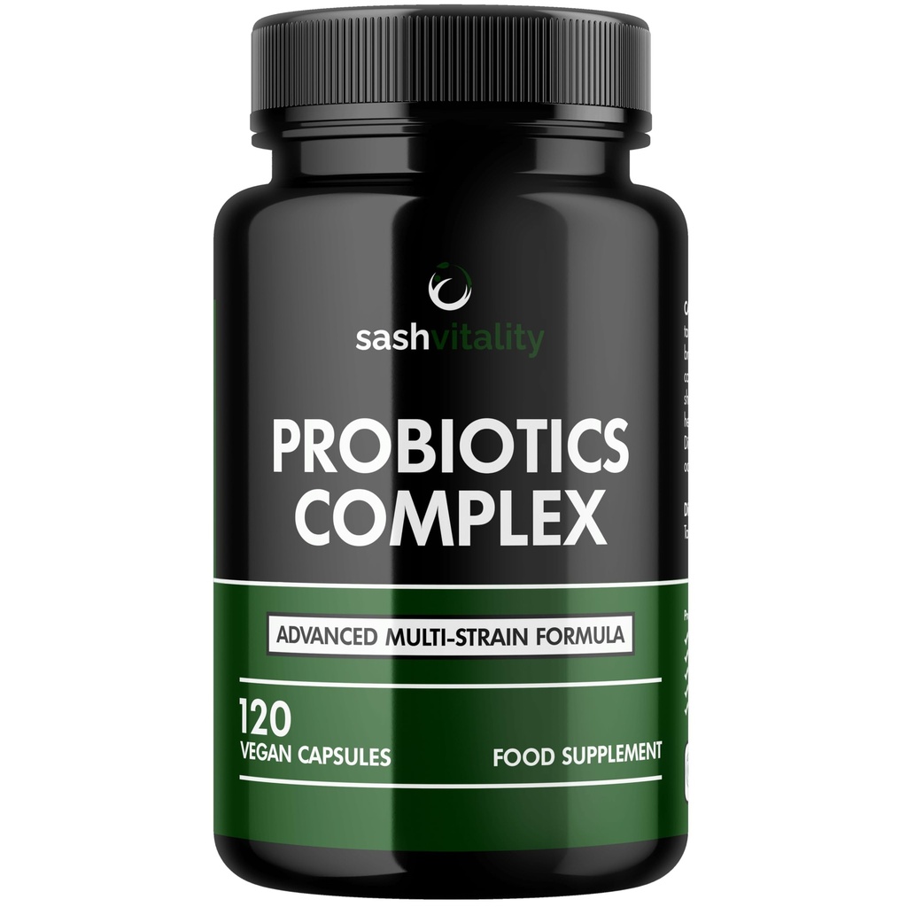 Probiotika og prebiotika 435 milliarder CFU Bio Cultures Complex | 120 vegetariske kapsler for kvinner og menn - Lactobacillus Acidophilus, Bifidobacterium, Rhamnosus & Reuteri - Avansert multi-Strain