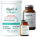 ALGAECAL Kalsium, vitamin D3 & collagen Bundle - kollagen med klinisk støttet Verisol, Fortibone & Fortigel, Plus 13 Bone støtte Mineraler og vitamin ADEK for bein helse og anti-aging